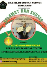PERAIH GOLD MEDAL YOUTH INTERNATIONAL SCIENCE FAIR 2022